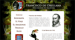 Desktop Screenshot of franciscodeorellana.com
