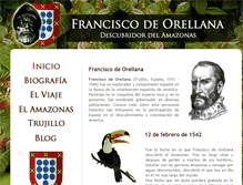 Tablet Screenshot of franciscodeorellana.com